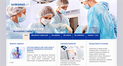 Desktop Screenshot of onkonet.pl