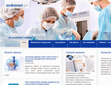 Tablet Screenshot of onkonet.pl